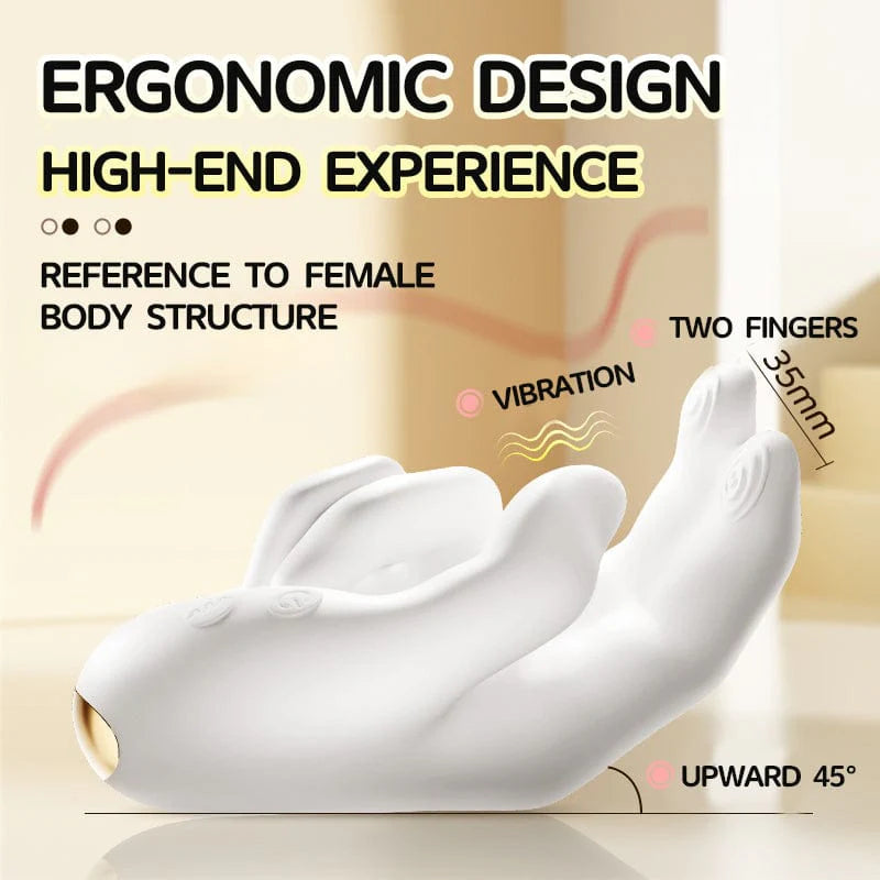 Realistic Finger FlappingClitoris G Spot Vibrator