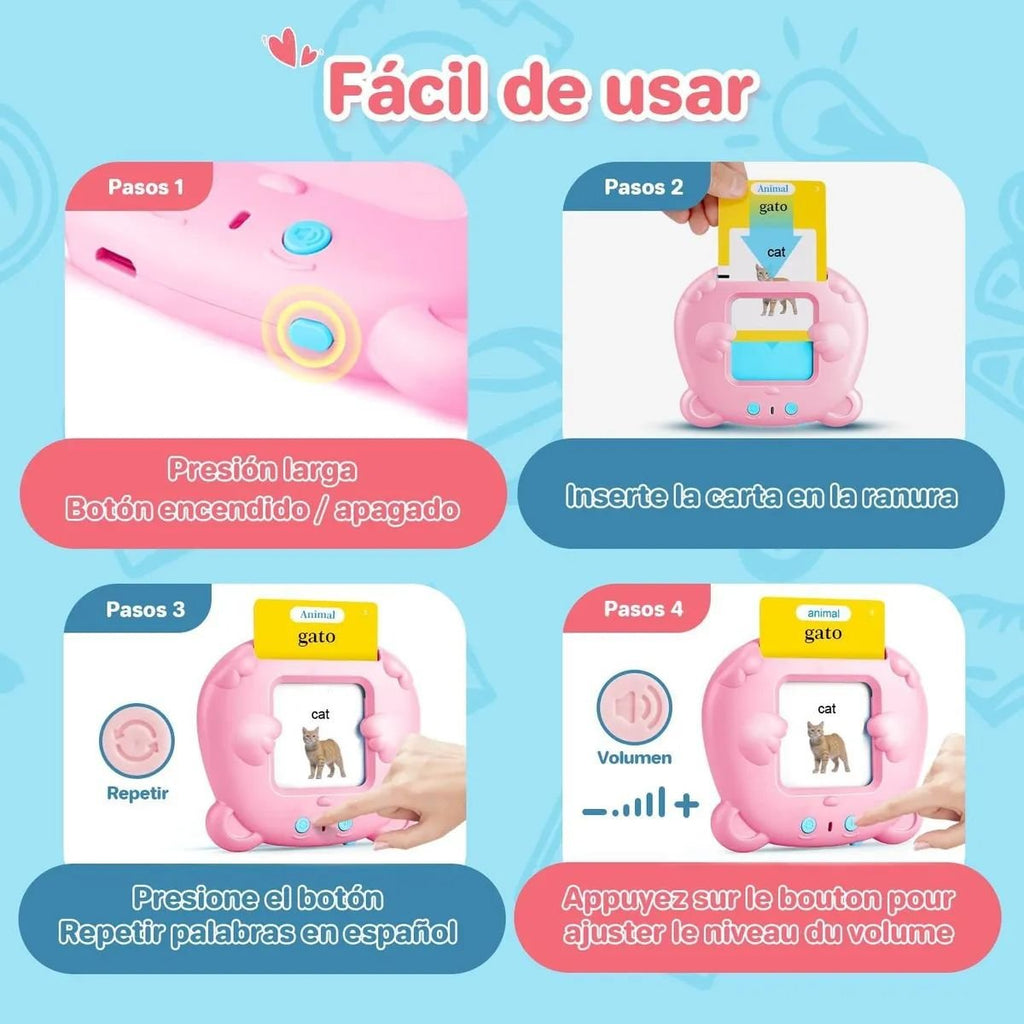 112 Tarjetas Bilingües Inglés - Español con Sonido Niños - Gimideal112 Tarjetas Bilingües Inglés - Español con Sonido NiñosGimidealGimideal112 Tarjetas Bilingües Inglés - Español con Sonido Niños - Gimideal