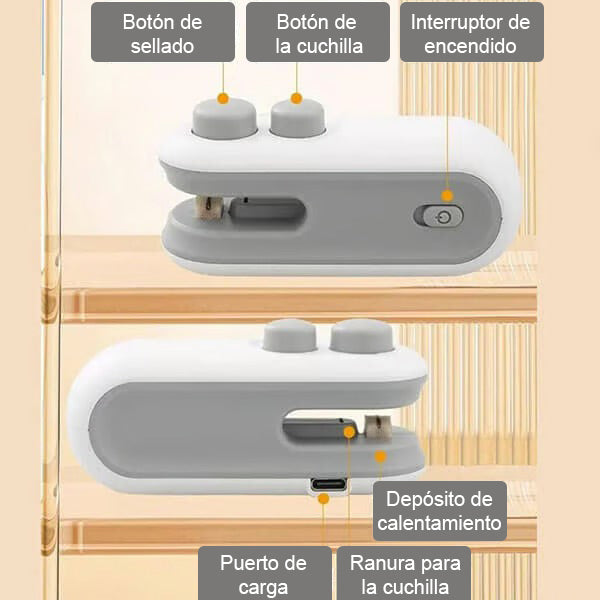 Selladora de bolsas mini mejorada