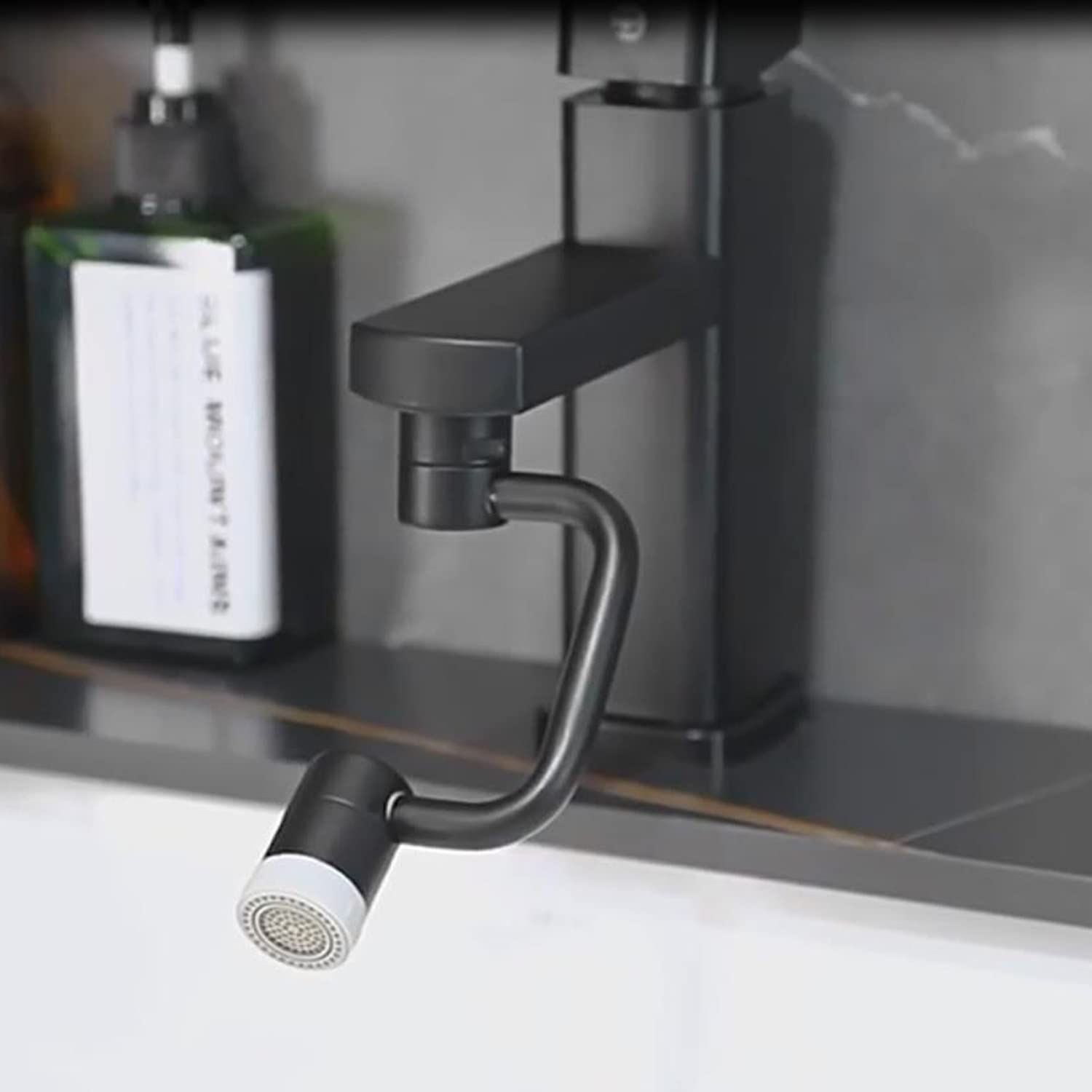 Extensor Giratorio 1080° Grifo, 2 Flujos, Latón Macizo, Fácil Instalación - Gimideal