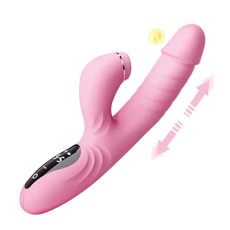 Suck TelescopicHeating Vibrator
