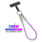 240W USB - C Lanyard Charging Cable: 2 - in - 1 Phone Strap & Fast Charger. - Gimideal240W USB - C Lanyard Charging Cable: 2 - in - 1 Phone Strap & Fast Charger.GimidealGimideal12in - Black240W USB - C Lanyard Charging Cable: 2 - in - 1 Phone Strap & Fast Charger.