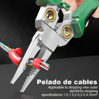Pelacables y trenzador 8 en 1 para cortar y tirar de cables