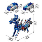 Coche Transformer Magnético Dinosaurio – Se Transforma al Chocar - Gimideal