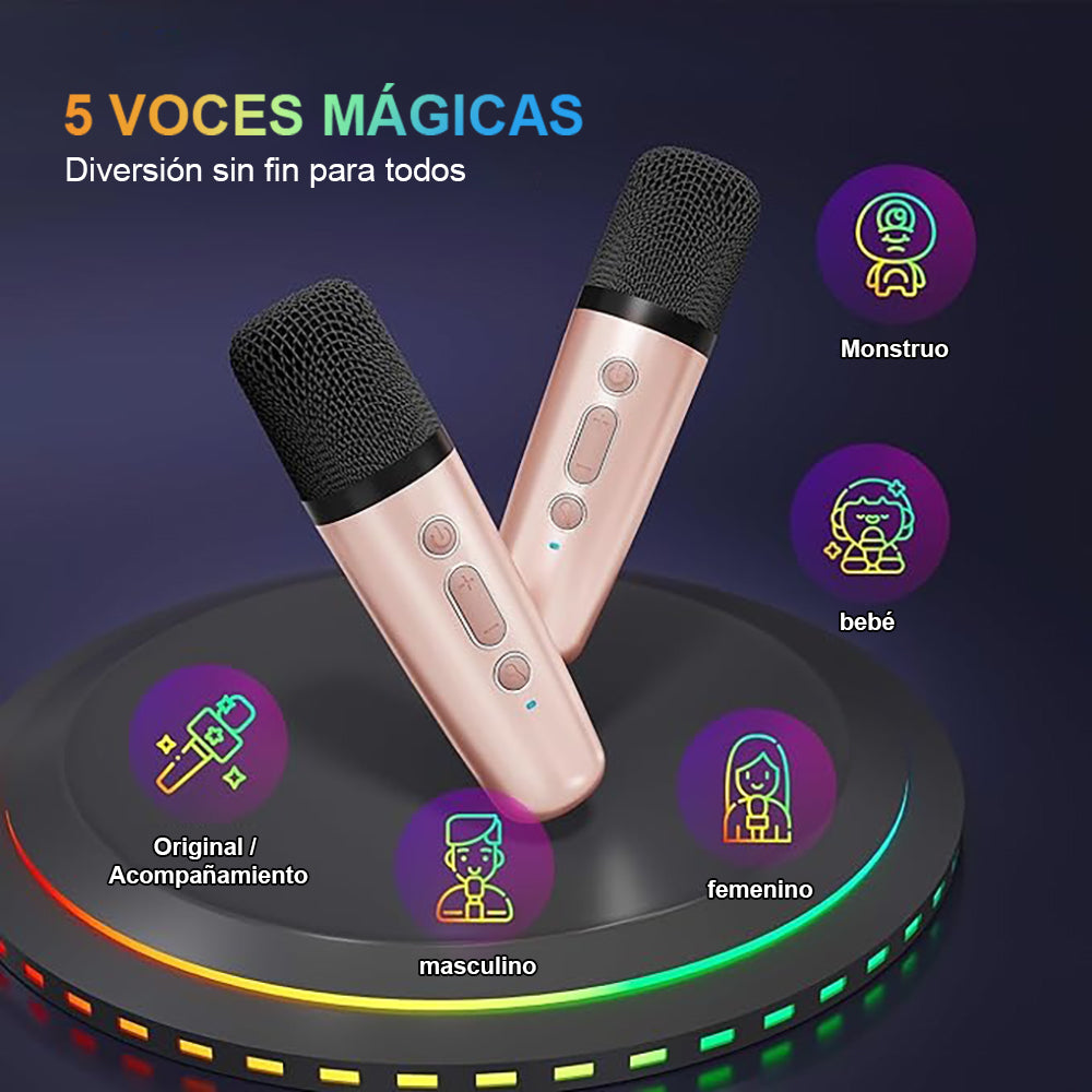 Mini máquina de karaoke
