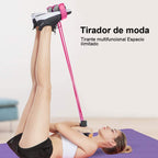 Ejercitador de Pedal 6 Tubos: Banda Resistencia Yoga y Fitness