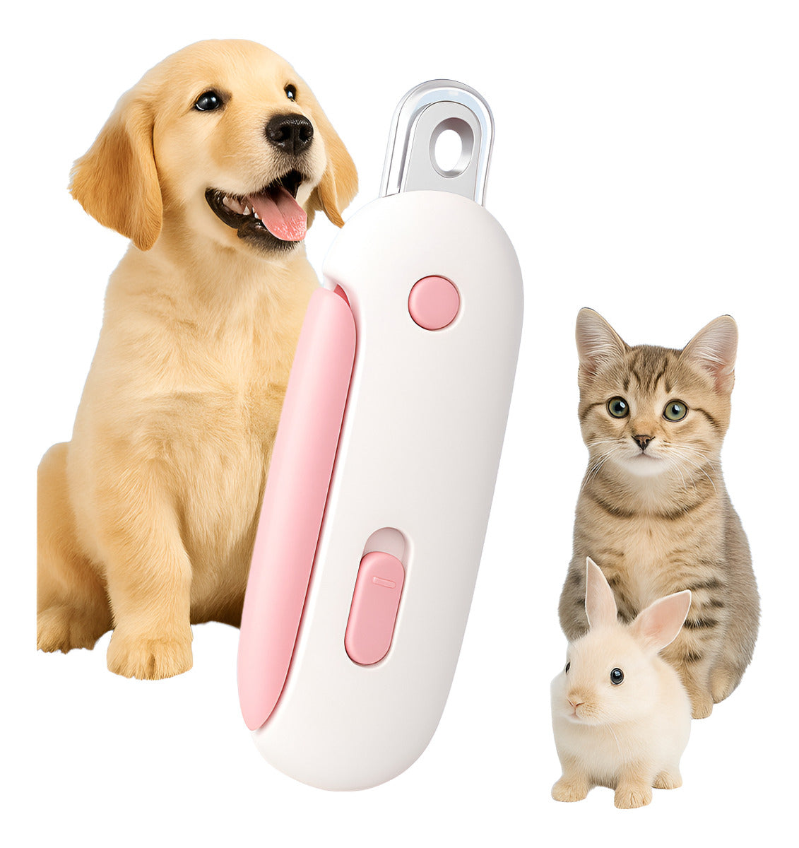 Cortaúñas Gato con Depósito y Lima Oculta Ajustable