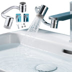 Extensor Giratorio 1080° Grifo, 2 Flujos, Latón Macizo, Fácil Instalación - Gimideal