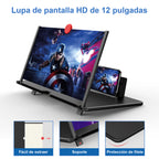 Amplificador Pantalla Móvil 12" | Lupa HD para Teléfono, Protección Ojos