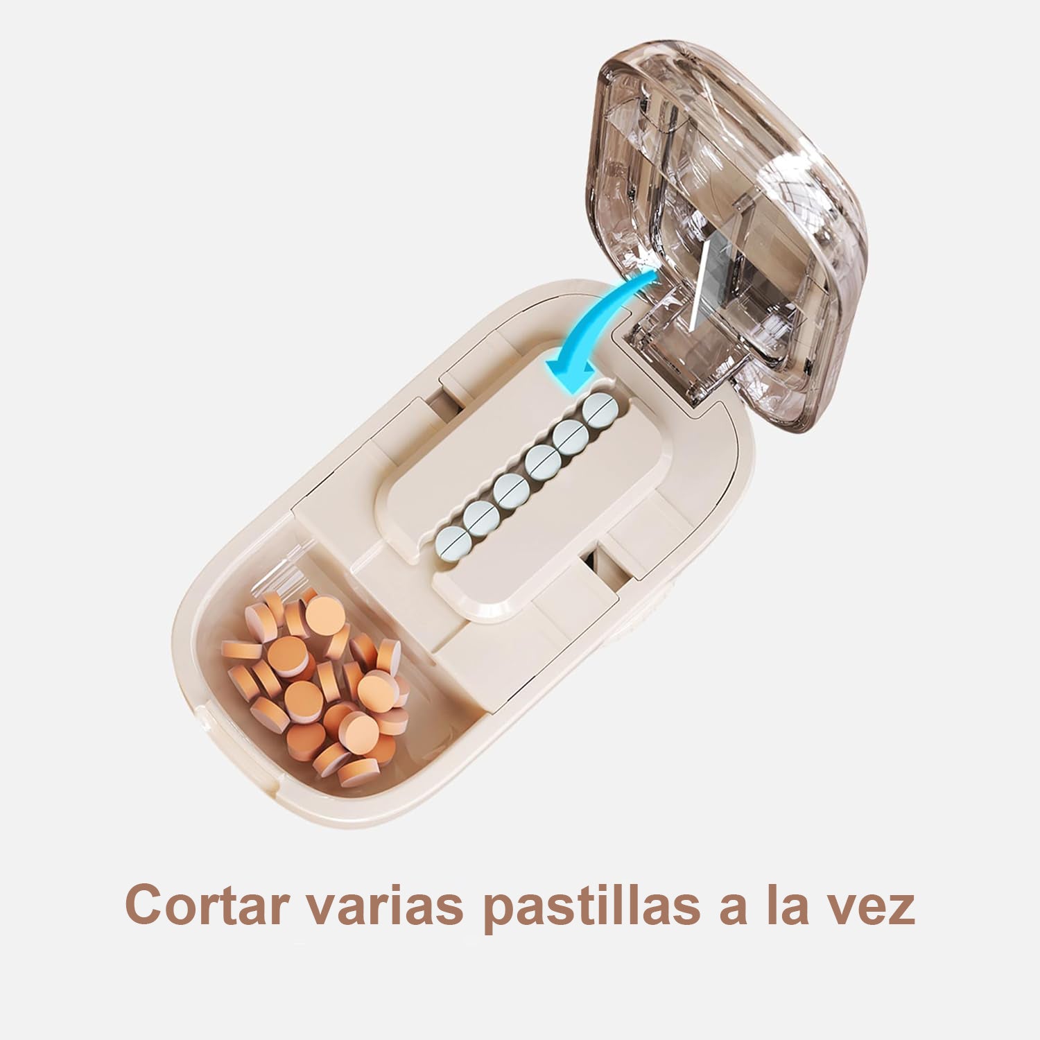 Cortador de Píldoras para Corte Preciso y Rápido de Pastillas - Gimideal