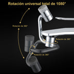 Extensor Giratorio 1080° Grifo, 2 Flujos, Latón Macizo, Fácil Instalación - Gimideal