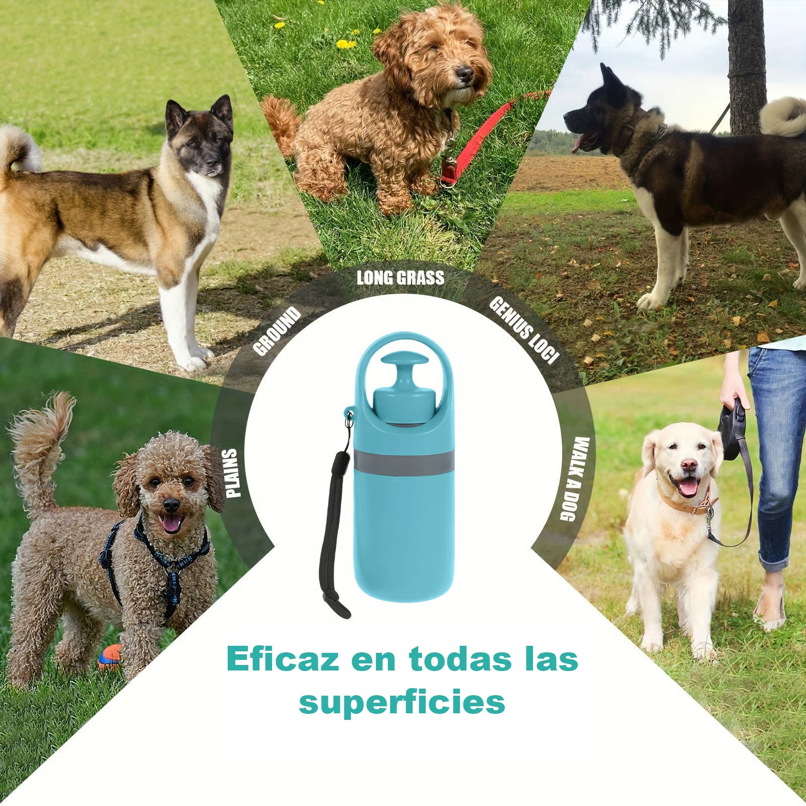 Recogedor de Caca Portátil para Perros - Con Bolsas Incluidas