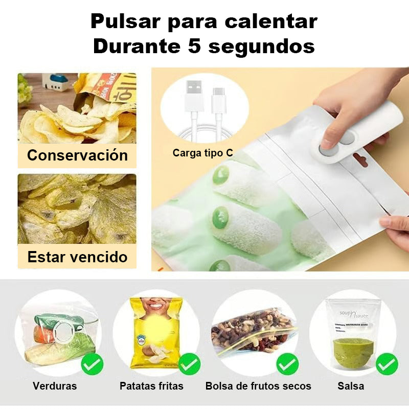 Selladora de bolsas mini mejorada