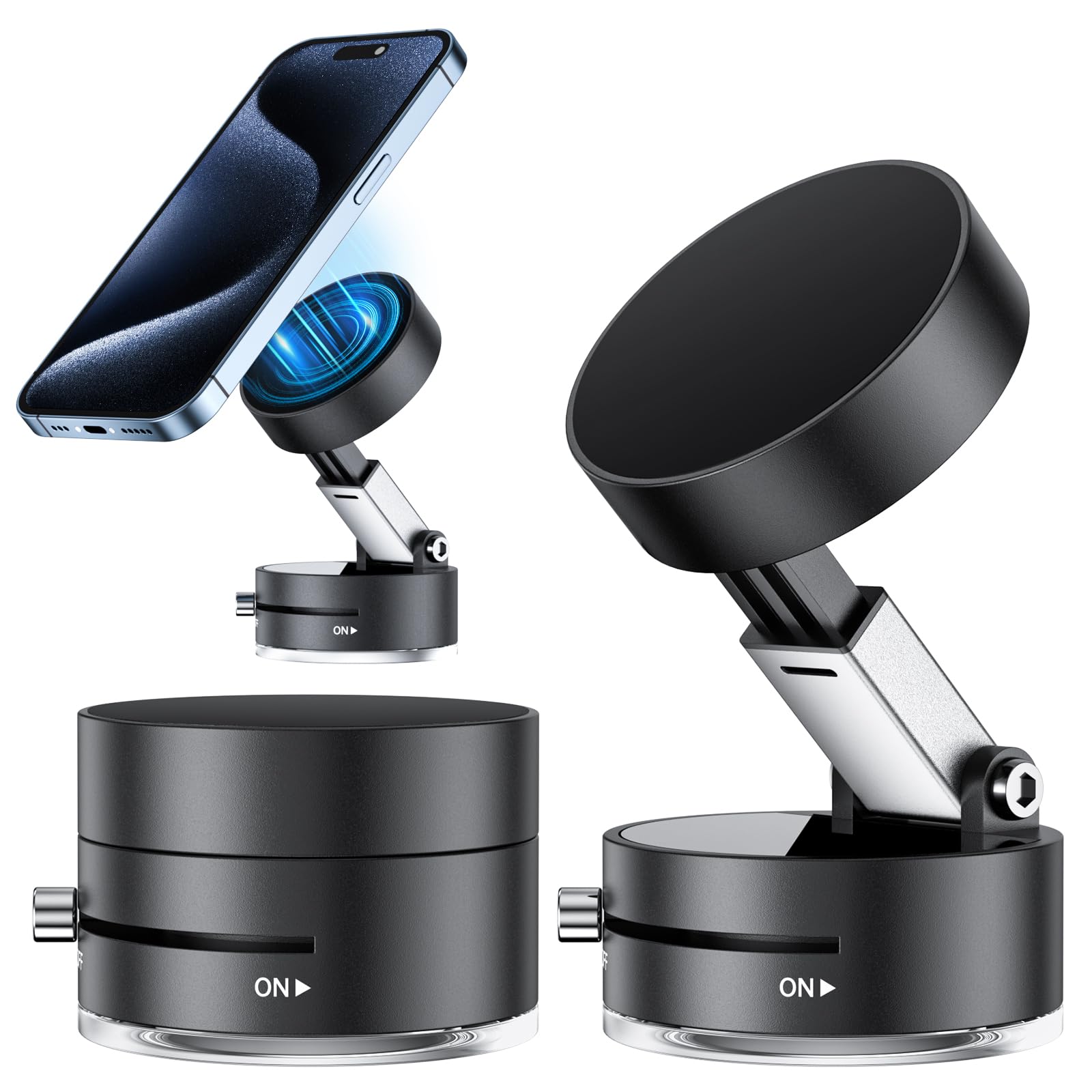 Soporte Móvil Ventosa Magnética Plegable Ducha y Coche