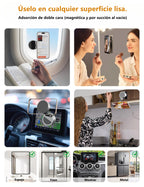 A3 Soporte Móvil Ventosa Magnética 360° Plegable Ultra Potente