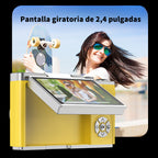 Cámara Digital 4K Retro Pantalla Abatible 8X Zoom