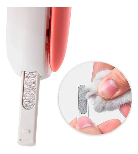 Cortaúñas Gato con Depósito y Lima Oculta Ajustable - Gimideal
