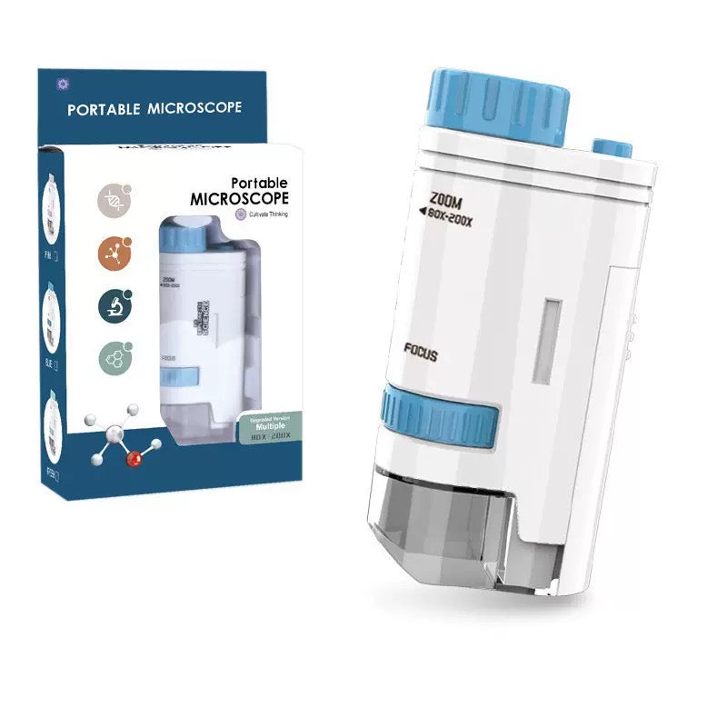 Microscopio Infantil Educativo - Kit de Inicio Científico para Niños