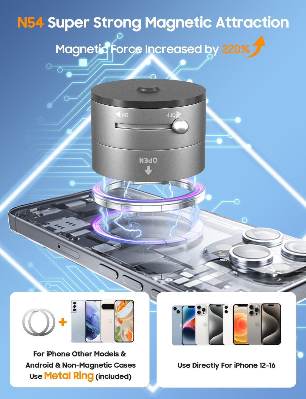 A3 Soporte Móvil Ventosa Magnética 360° Plegable Ultra Potente - GimidealA3 Soporte Móvil Ventosa Magnética 360° Plegable Ultra PotenteGimidealGimidealWhiteA3 Soporte Móvil Ventosa Magnética 360° Plegable Ultra Potente