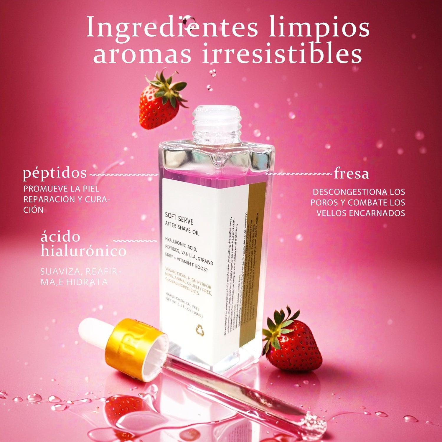 Aceite Post - Afeitado Fresa Vainilla 4 en 1 para Mujer - GimidealAceite Post - Afeitado Fresa Vainilla 4 en 1 para MujerGimidealGimidealAceite Post - Afeitado Fresa Vainilla 4 en 1 para Mujer