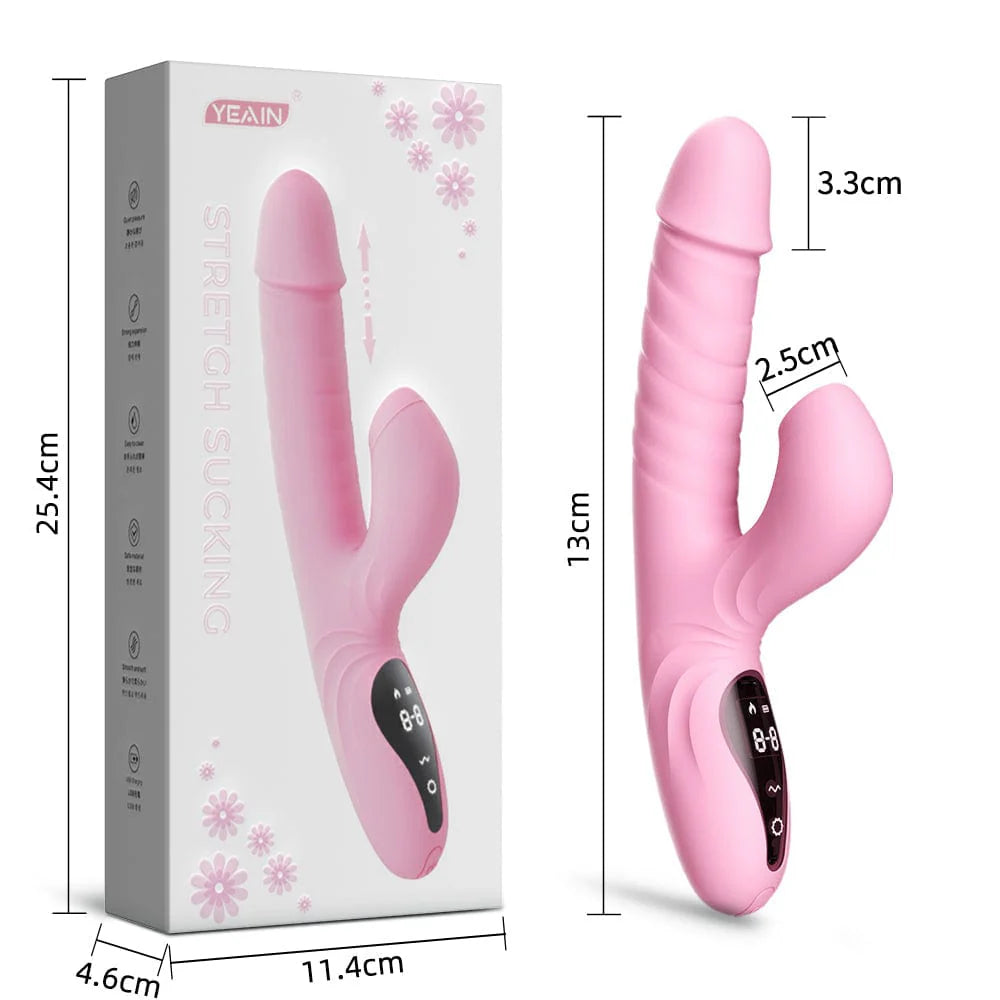 Suck TelescopicHeating Vibrator