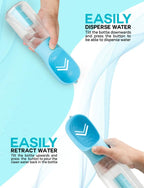 Biberón de Viaje 3 en 1 para Mascotas: 20oz de Agua, Alimento y Dispensador de Bolsas, Antifugas - GimidealBiberón de Viaje 3 en 1 para Mascotas: 20oz de Agua, Alimento y Dispensador de Bolsas, AntifugasGimidealGimidealMoradoBiberón de Viaje 3 en 1 para Mascotas: 20oz de Agua, Alimento y Dispensador de Bolsas, Antifugas