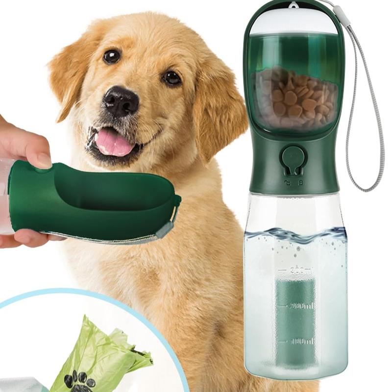 Biberón de Viaje 3 en 1 para Mascotas: 20oz de Agua, Alimento y Dispensador de Bolsas, Antifugas - GimidealBiberón de Viaje 3 en 1 para Mascotas: 20oz de Agua, Alimento y Dispensador de Bolsas, AntifugasGimidealGimidealVerdeBiberón de Viaje 3 en 1 para Mascotas: 20oz de Agua, Alimento y Dispensador de Bolsas, Antifugas