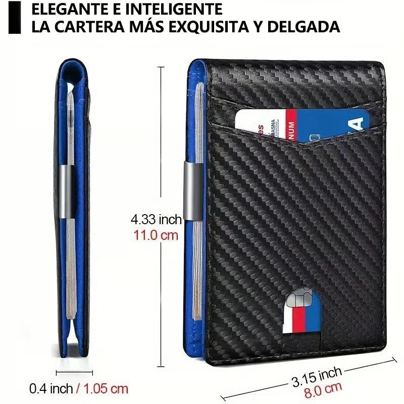 Billetera Ultra Delgada para Hombre - GimidealBilletera Ultra Delgada para HombreGimidealGimidealNaranja + NegroBilletera Ultra Delgada para Hombre