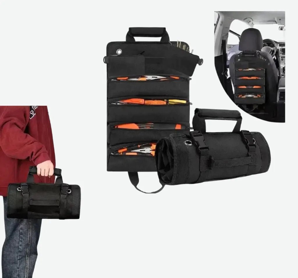 Bolsa de Herramientas Enrollable Portátil de Tela Oxford – Rollo de Almacenamiento Multifuncional con 6 Bolsillos - GimidealBolsa de Herramientas Enrollable Portátil de Tela Oxford – Rollo de Almacenamiento Multifuncional con 6 BolsillosGimidealGimidealBolsa de Herramientas Enrollable Portátil de Tela Oxford – Rollo de Almacenamiento Multifuncional con 6 Bolsillos