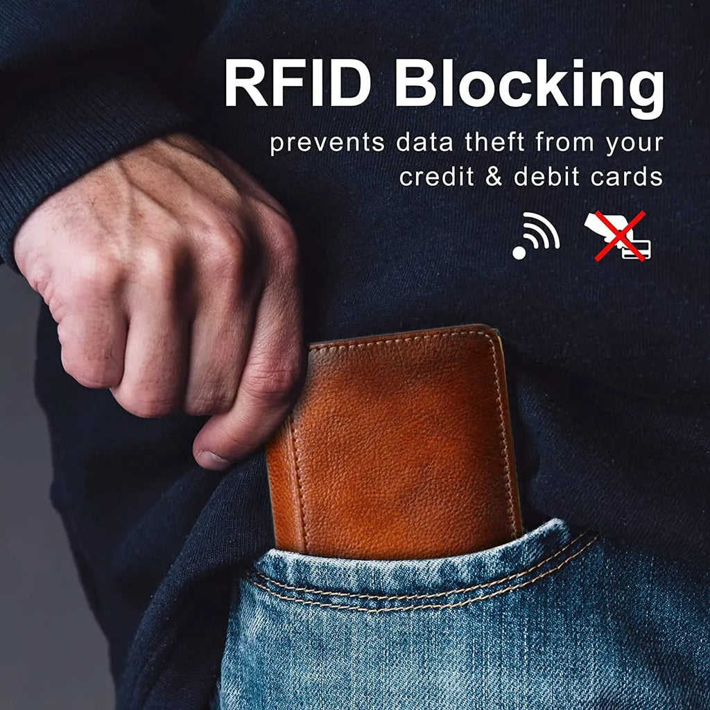Cartera de Cuero Genuino para Hombre con Tecnología RFID🔒💰 - GimidealCartera de Cuero Genuino para Hombre con Tecnología RFID🔒💰GimidealGimidealMarrón VintageCartera de Cuero Genuino para Hombre con Tecnología RFID🔒💰