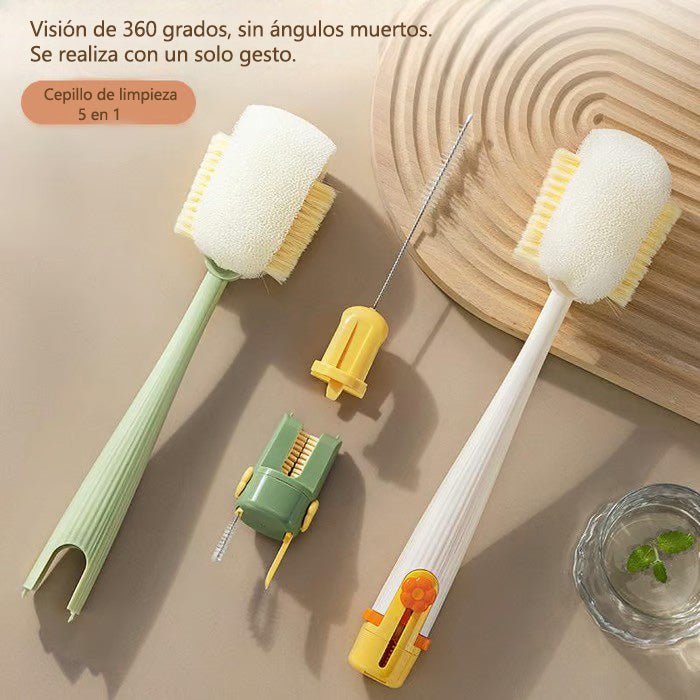 Cepillo de Limpieza 5 en 1 para Botellas (Multifuncional) – Para Limpiar Tapas de Tazas y Tareas de Cocina en el Hogar - GimidealCepillo de Limpieza 5 en 1 para Botellas (Multifuncional) – Para Limpiar Tapas de Tazas y Tareas de Cocina en el HogarGimidealGimidealCompra 1 amarilloCepillo de Limpieza 5 en 1 para Botellas (Multifuncional) – Para Limpiar Tapas de Tazas y Tareas de Cocina en el Hogar