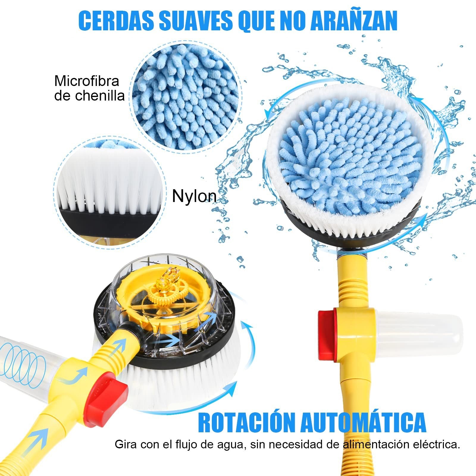 Cepillo Giratorio para Lavado de Autos con Espuma Automática - GimidealCepillo Giratorio para Lavado de Autos con Espuma AutomáticaGimidealGimidealCepillo Giratorio para Lavado de Autos con Espuma Automática - Gimideal