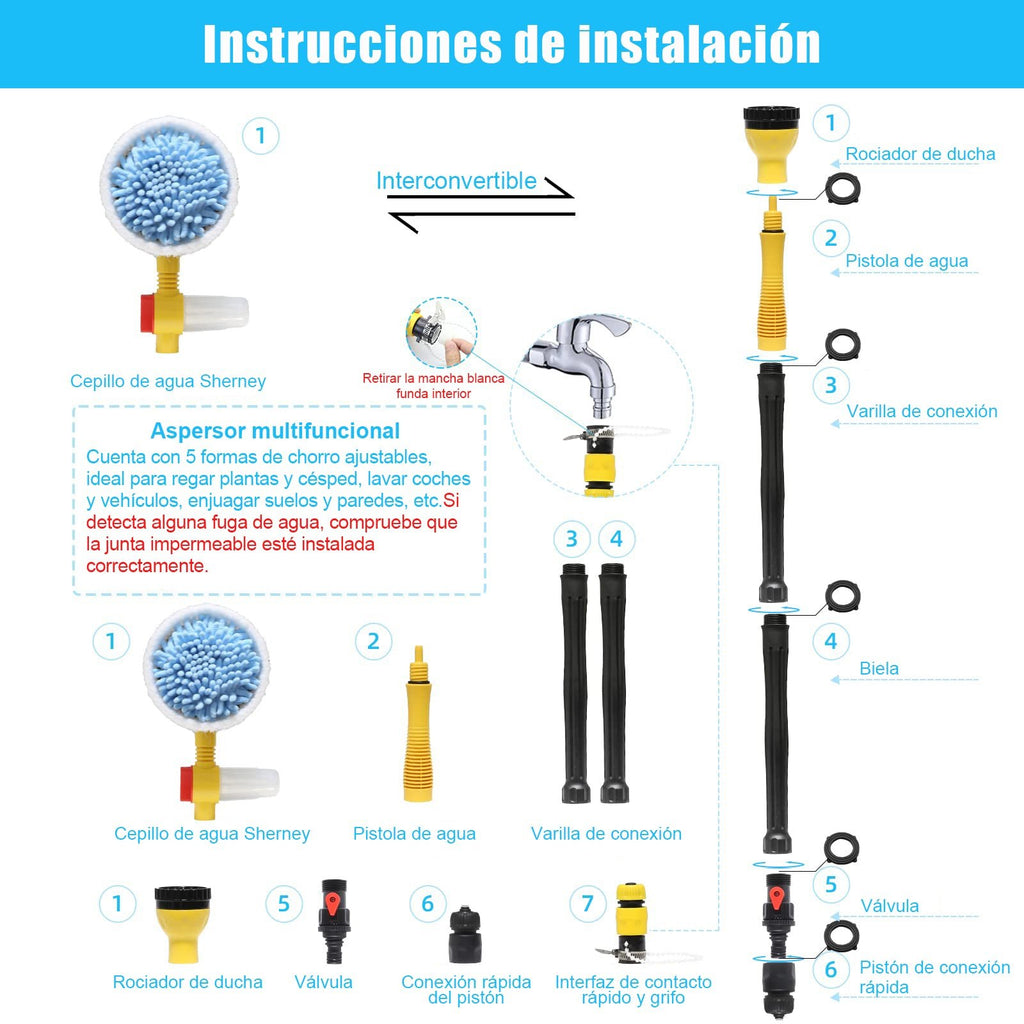 Cepillo Giratorio para Lavado de Autos con Espuma Automática - GimidealCepillo Giratorio para Lavado de Autos con Espuma AutomáticaGimidealGimidealCepillo Giratorio para Lavado de Autos con Espuma Automática - Gimideal