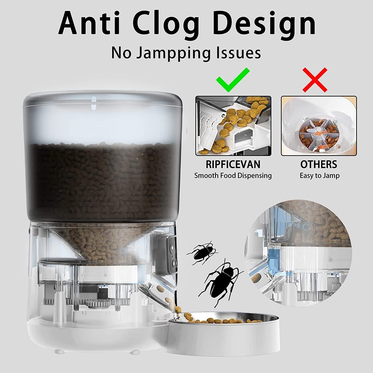 Comedero Inteligente para Gatos y Perros 4L - Control Remoto por APP - GimidealComedero Inteligente para Gatos y Perros 4L - Control Remoto por APPGimidealGimidealVersión WIFI - blancaComedero Inteligente para Gatos y Perros 4L - Control Remoto por APP