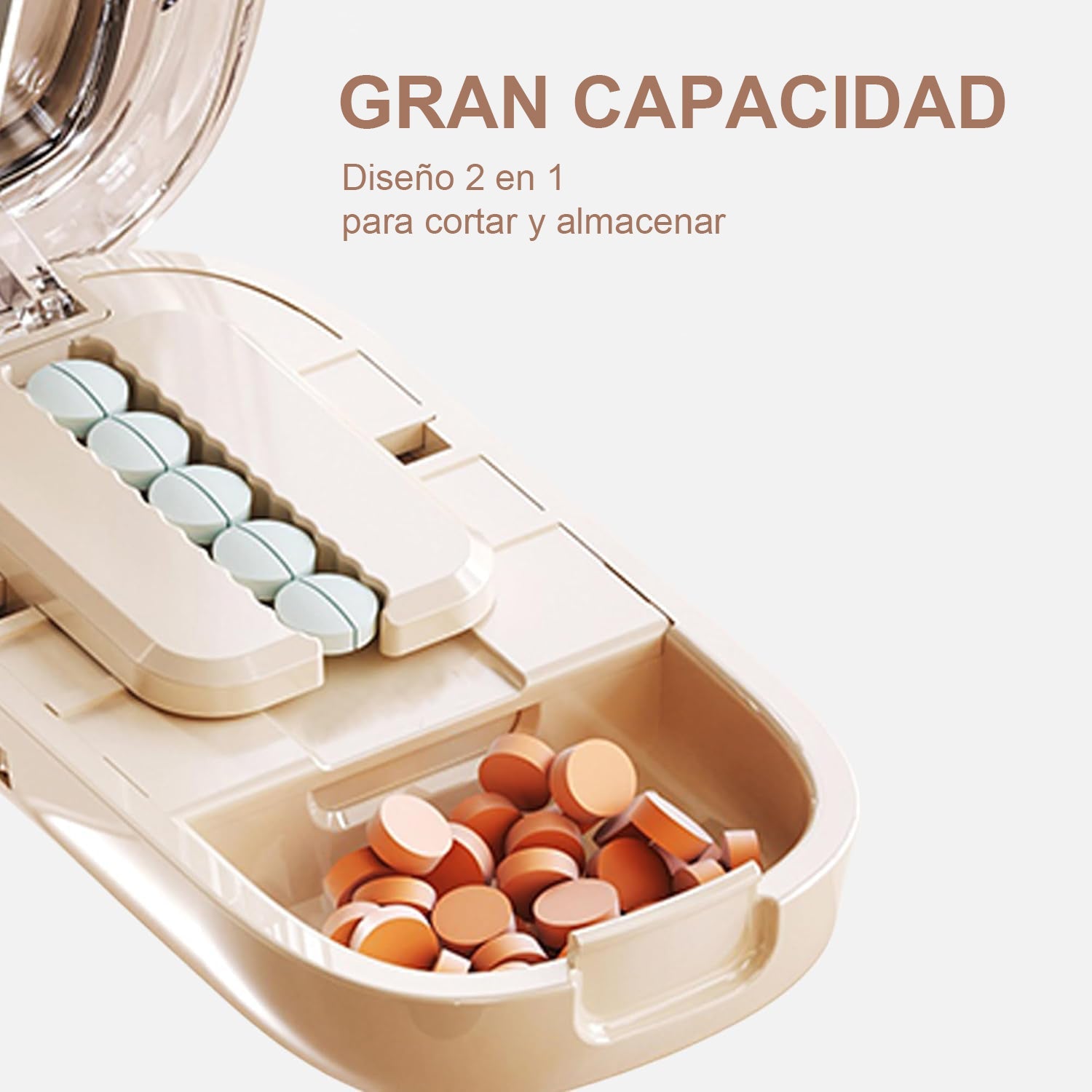 Cortador de Píldoras para Corte Preciso y Rápido de Pastillas - GimidealCortador de Píldoras para Corte Preciso y Rápido de PastillasGimidealGimideal🔥Blanco*21/2 corteCortador de Píldoras para Corte Preciso y Rápido de Pastillas - Gimideal