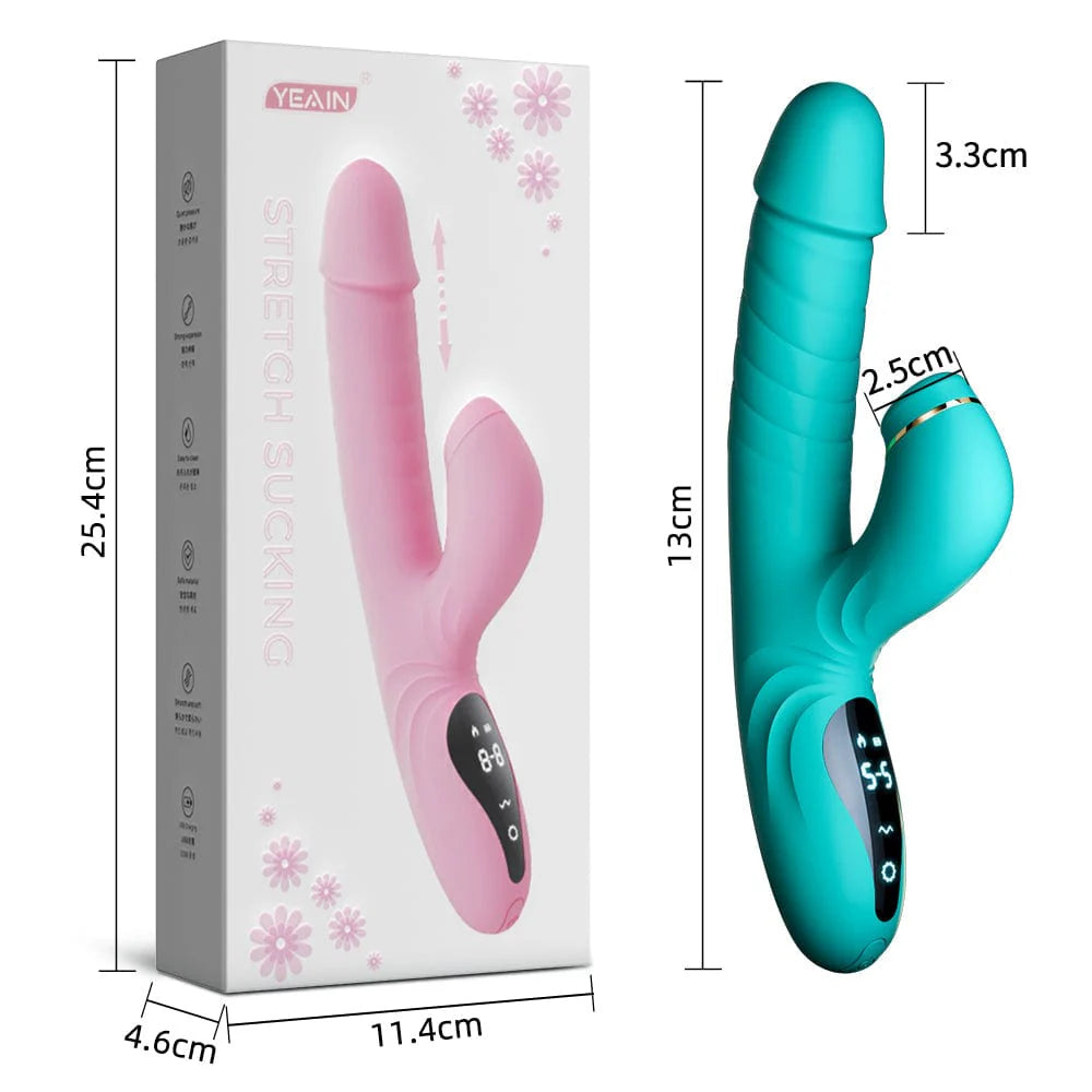 Suck TelescopicHeating Vibrator