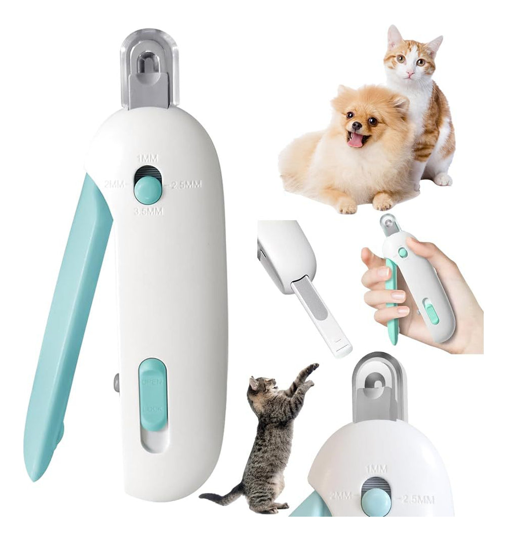 Cortaúñas Gato con Depósito y Lima Oculta Ajustable - Gimideal