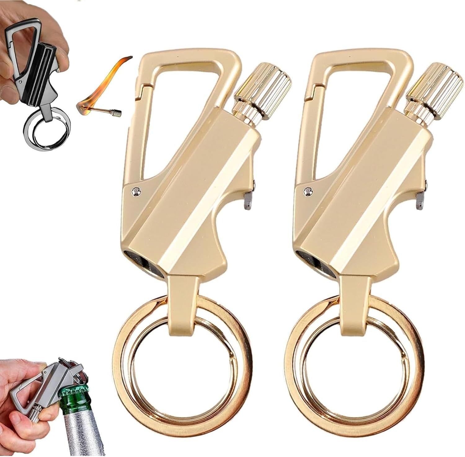 🔥Encendedor de Pedernal Permanente y Llavero Multiuso con Abridor - Gimideal🔥Encendedor de Pedernal Permanente y Llavero Multiuso con AbridorGimidealGimideal🔥 Dorado *2🔥Encendedor de Pedernal Permanente y Llavero Multiuso con Abridor