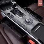 🎉 Organizador Multifuncional de Asiento de Coche de Cuero Genuino