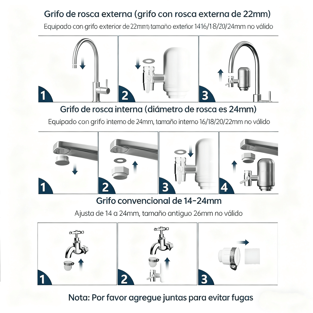Filtro de Agua de Acero Inoxidable para Caño | Sistema de Filtración Certificado 500 Galones - GimidealFiltro de Agua de Acero Inoxidable para Caño | Sistema de Filtración Certificado 500 GalonesGimidealGimidealFiltro de Agua de Acero Inoxidable para Caño | Sistema de Filtración Certificado 500 Galones