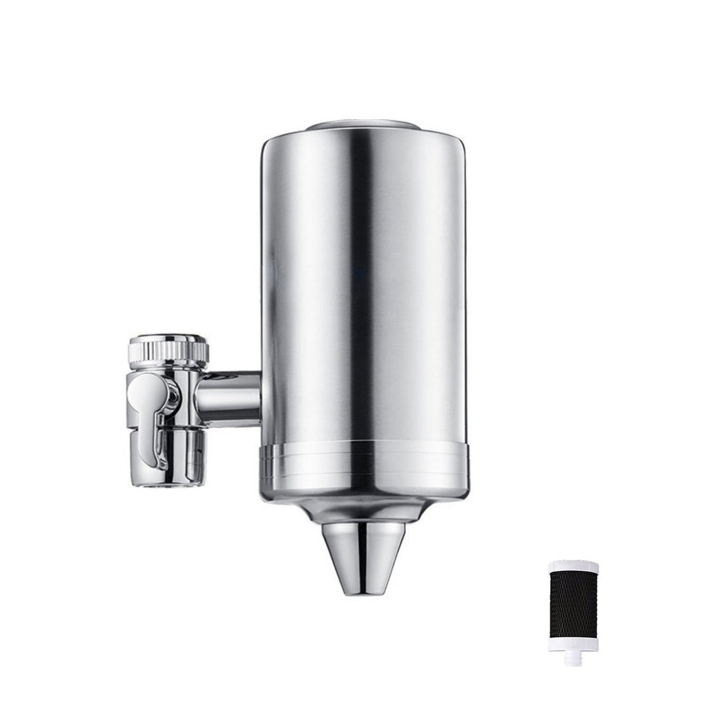 Filtro Purificador de Agua para Grifo de Cocina/Baño - Acero Inoxidable 304 - Elimina Cloro y Sedimentos - Fácil Instalación Universal - GimidealFiltro Purificador de Agua para Grifo de Cocina/Baño - Acero Inoxidable 304 - Elimina Cloro y Sedimentos - Fácil Instalación UniversalGimidealGimideal1 unidad principal (1 cartucho filtrante)Filtro Purificador de Agua para Grifo de Cocina/Baño - Acero Inoxidable 304 - Elimina Cloro y Sedimentos - Fácil Instalación Universal