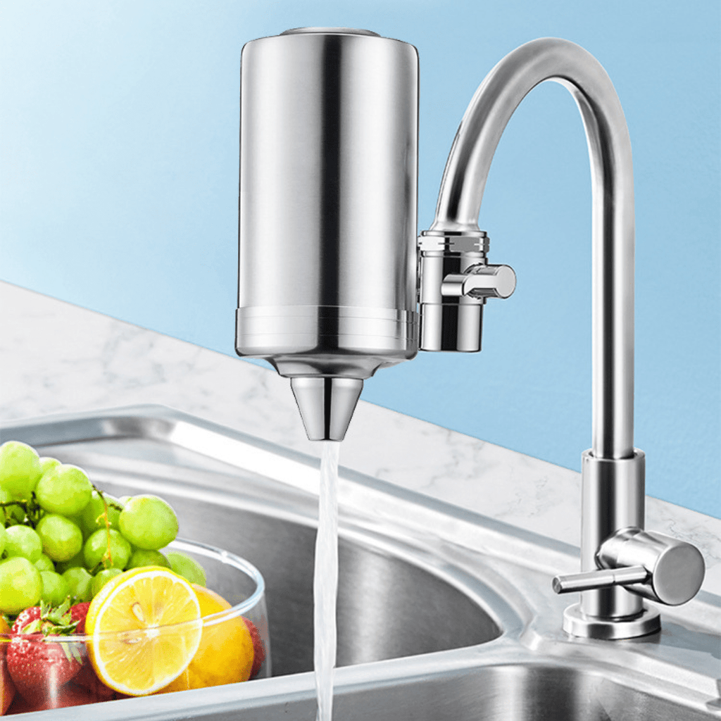 Filtro Purificador de Agua para Grifo de Cocina/Baño - Acero Inoxidable 304 - Elimina Cloro y Sedimentos - Fácil Instalación Universal - GimidealFiltro Purificador de Agua para Grifo de Cocina/Baño - Acero Inoxidable 304 - Elimina Cloro y Sedimentos - Fácil Instalación UniversalGimidealGimideal1 unidad principal (1 cartucho filtrante)Filtro Purificador de Agua para Grifo de Cocina/Baño - Acero Inoxidable 304 - Elimina Cloro y Sedimentos - Fácil Instalación Universal