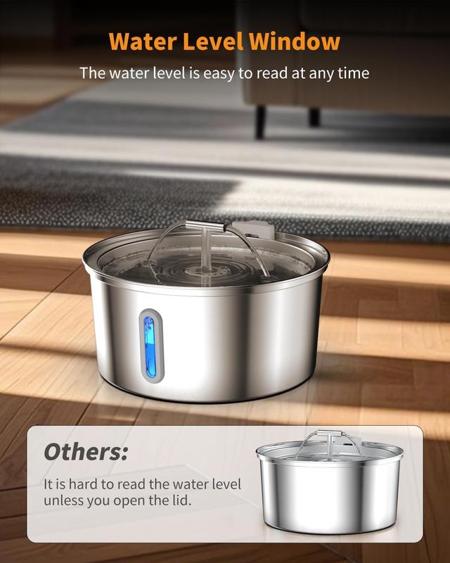 Fuente de Agua Inteligente Inalámbrica para Mascotas 3.2L con Sensor de Movimiento y Acero 304 - GimidealFuente de Agua Inteligente Inalámbrica para Mascotas 3.2L con Sensor de Movimiento y Acero 304GimidealGimidealRoundFuente de Agua Inteligente Inalámbrica para Mascotas 3.2L con Sensor de Movimiento y Acero 304