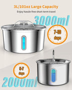 Fuente de Agua Inteligente Inalámbrica para Mascotas 3.2L con Sensor de Movimiento y Acero 304 - GimidealFuente de Agua Inteligente Inalámbrica para Mascotas 3.2L con Sensor de Movimiento y Acero 304GimidealGimidealRoundFuente de Agua Inteligente Inalámbrica para Mascotas 3.2L con Sensor de Movimiento y Acero 304