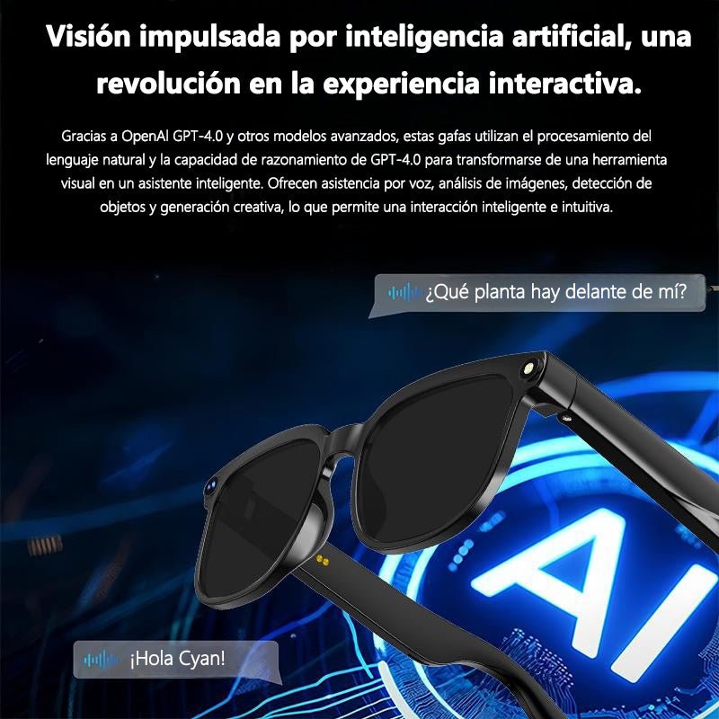 Gafas Inteligentes con Cámara 4K y Bluetooth para Grabar - GimidealGafas Inteligentes con Cámara 4K y Bluetooth para GrabarGimidealGimidealGafas fotocromáticas inteligentes con cámaraGafas Inteligentes con Cámara 4K y Bluetooth para Grabar