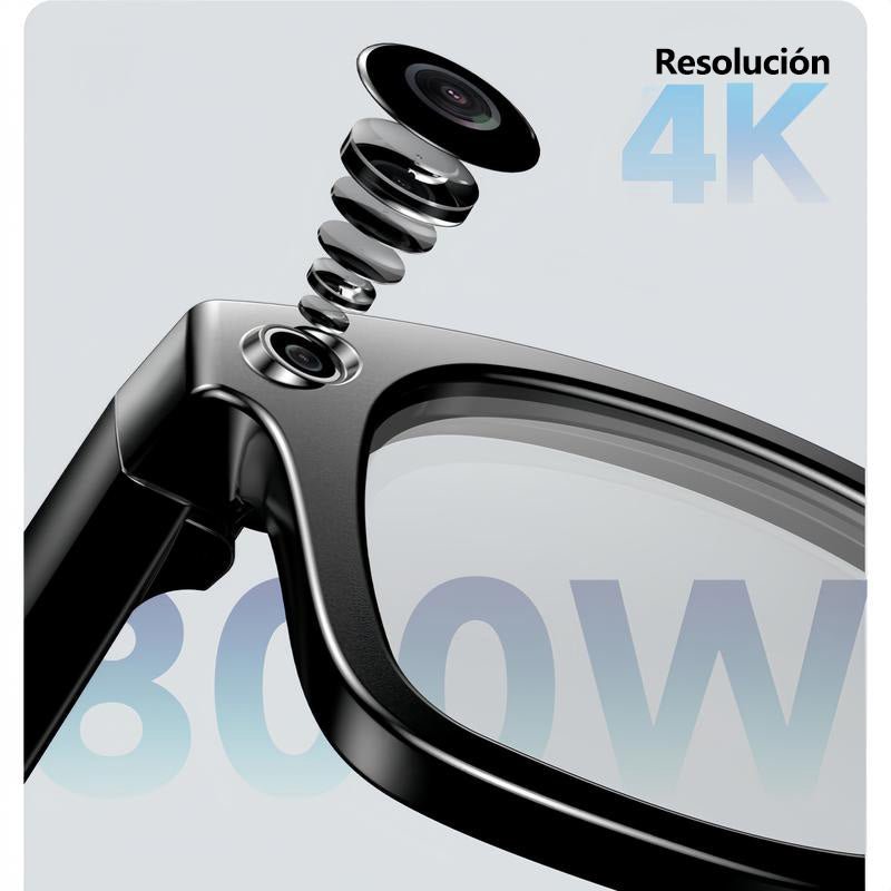 Gafas Inteligentes con Cámara 4K y Bluetooth para Grabar - GimidealGafas Inteligentes con Cámara 4K y Bluetooth para GrabarGimidealGimidealGafas fotocromáticas inteligentes con cámaraGafas Inteligentes con Cámara 4K y Bluetooth para Grabar