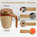 Rechargeable Magnetic Stirring Coffee Mug, Stainless Steel Material ☕