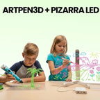 Lápiz 3D con Pizarra LED 30x20 cm - Kit Creativo Completo