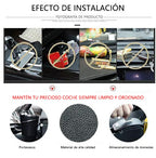 🎉 Organizador Multifuncional de Asiento de Coche de Cuero Genuino