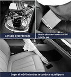 🎉 Organizador Multifuncional de Asiento de Coche de Cuero Genuino